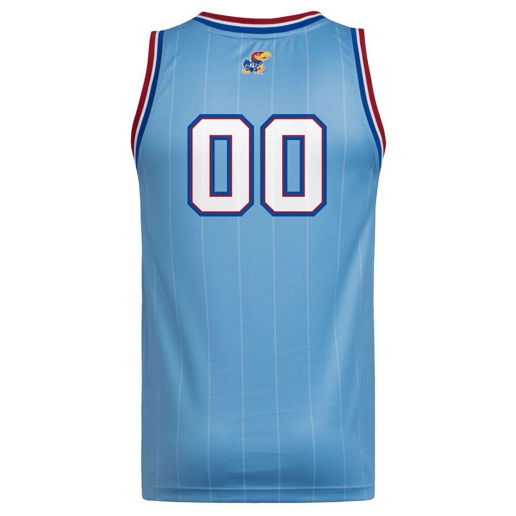 #00 Kansas Jayhawks adidas Replica Swingman Jersey - Light Blue