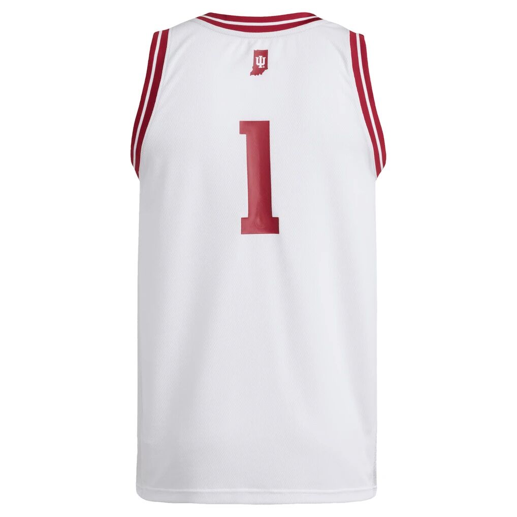 #1 Indiana Hoosiers adidas Replica Swingman Jersey