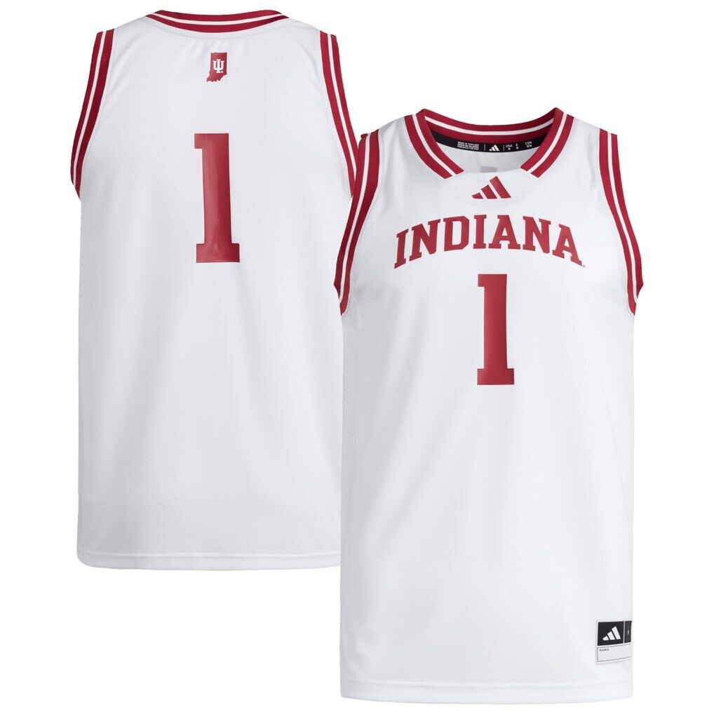 #1 Indiana Hoosiers adidas Replica Swingman Jersey