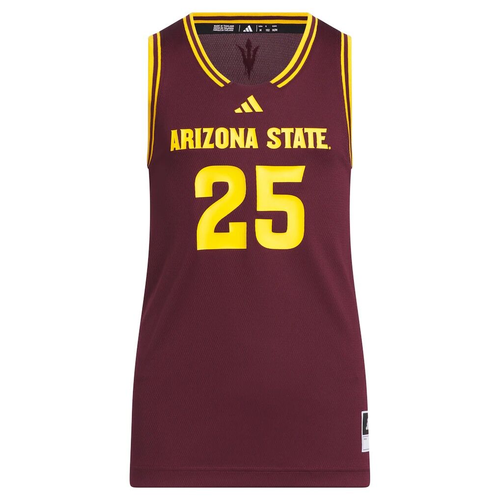#25 Arizona State Sun Devils adidas Youth Replica Swingman Jersey - Maroon