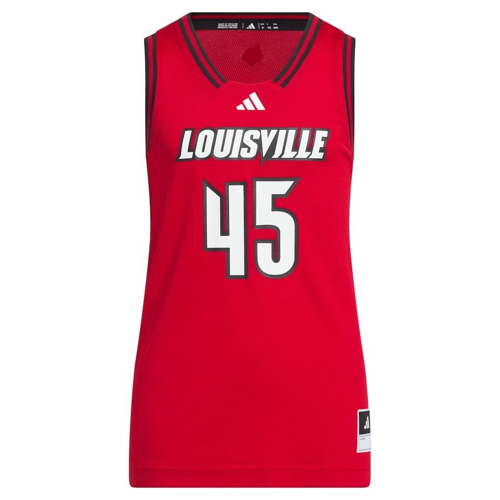 #45 Louisville Cardinals adidas Youth Replica Swingman Jersey