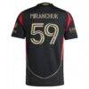 Aleksei Miranchuk Atlanta United FC adidas 2025 The Connector Authentic Player Jersey - Black - Detail View