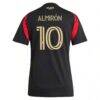 Miguel Almiron Atlanta United FC adidas Women's 2025 The Connector Replica Player Jersey - Black - Detail View