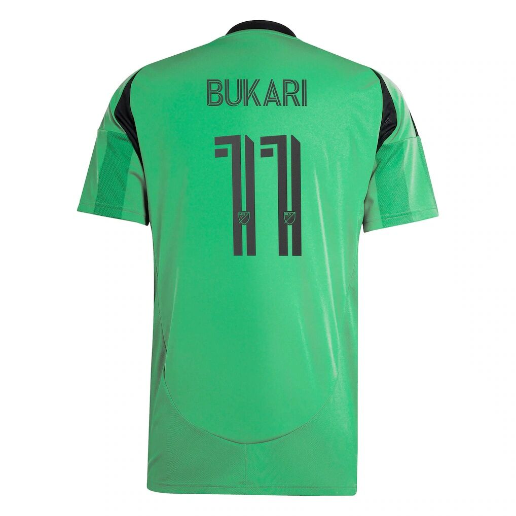 Osman Bukari Austin FC adidas 2025 The Heartbeat Kit Replica Player Jersey