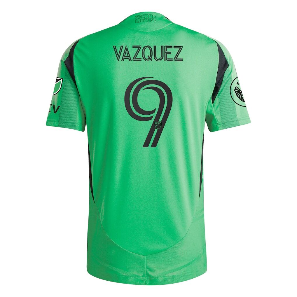 Brandon Vazquez Austin FC adidas 2025 The Heartbeat Kit Authentic Player Jersey