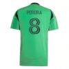 Daniel Pereira Austin FC adidas 2025 The Heartbeat Kit Replica Player Jersey - Green - Detail View