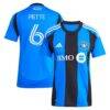 Samuel Piette CF Montreal adidas Women's 2025 Montréal Original Replica Player Jersey - Blue - Front View