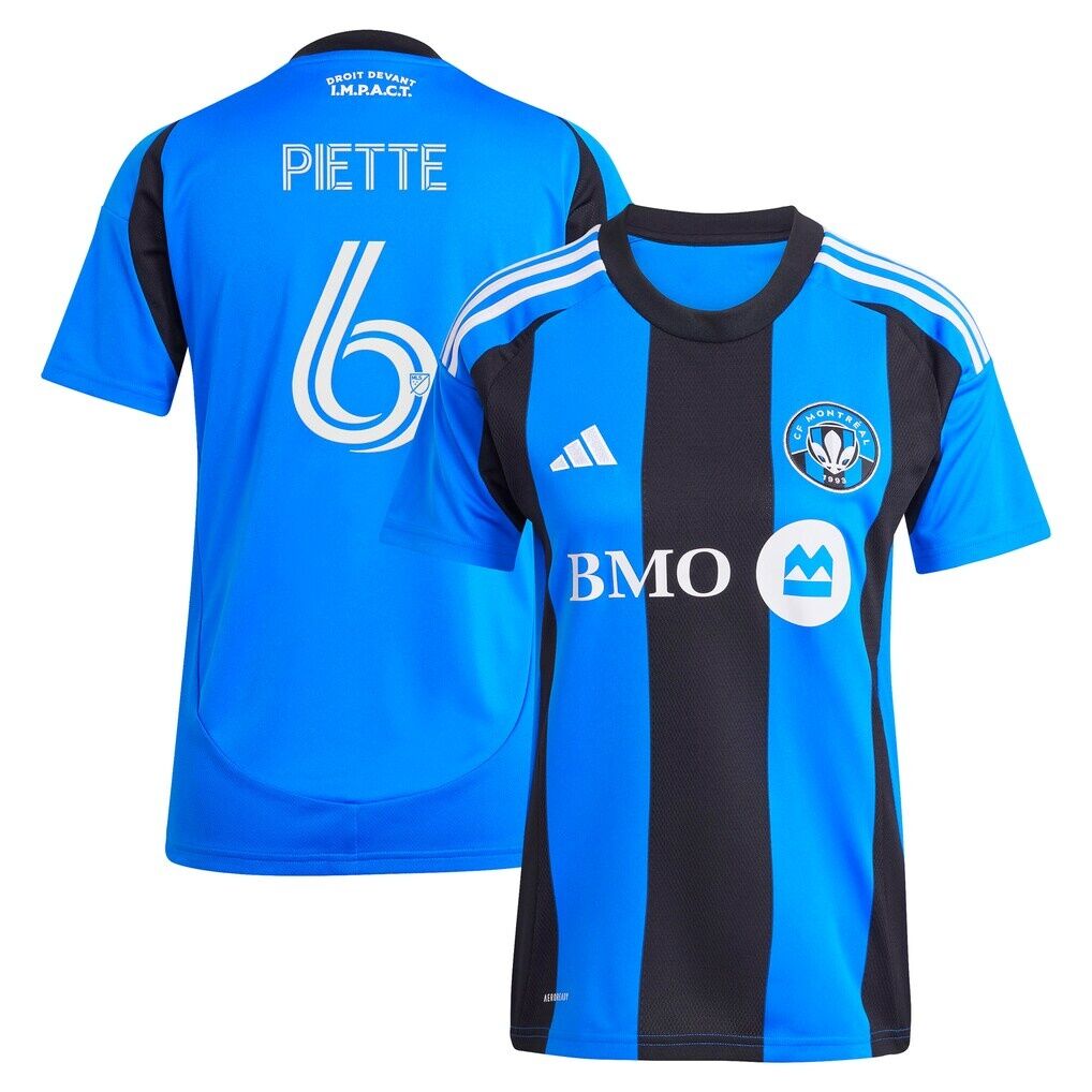 Samuel Piette CF Montreal adidas Women's 2025 Montréal Original Replica Player Jersey