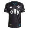 Tim Ream Charlotte FC adidas 2025 Fortress Kit Authentic Player Jersey - Black - Side View