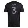 Tim Ream Charlotte FC adidas 2025 Fortress Kit Replica Player Jersey - Black - Detail View