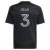 Tim Ream Charlotte FC adidas Youth 2025 Fortress Kit Replica Player Jersey - Black - Detail View