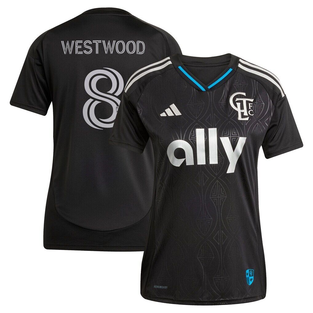 Ashley Westwood Charlotte FC adidas Women's 2025 Fortress Kit Replica Player Jersey
