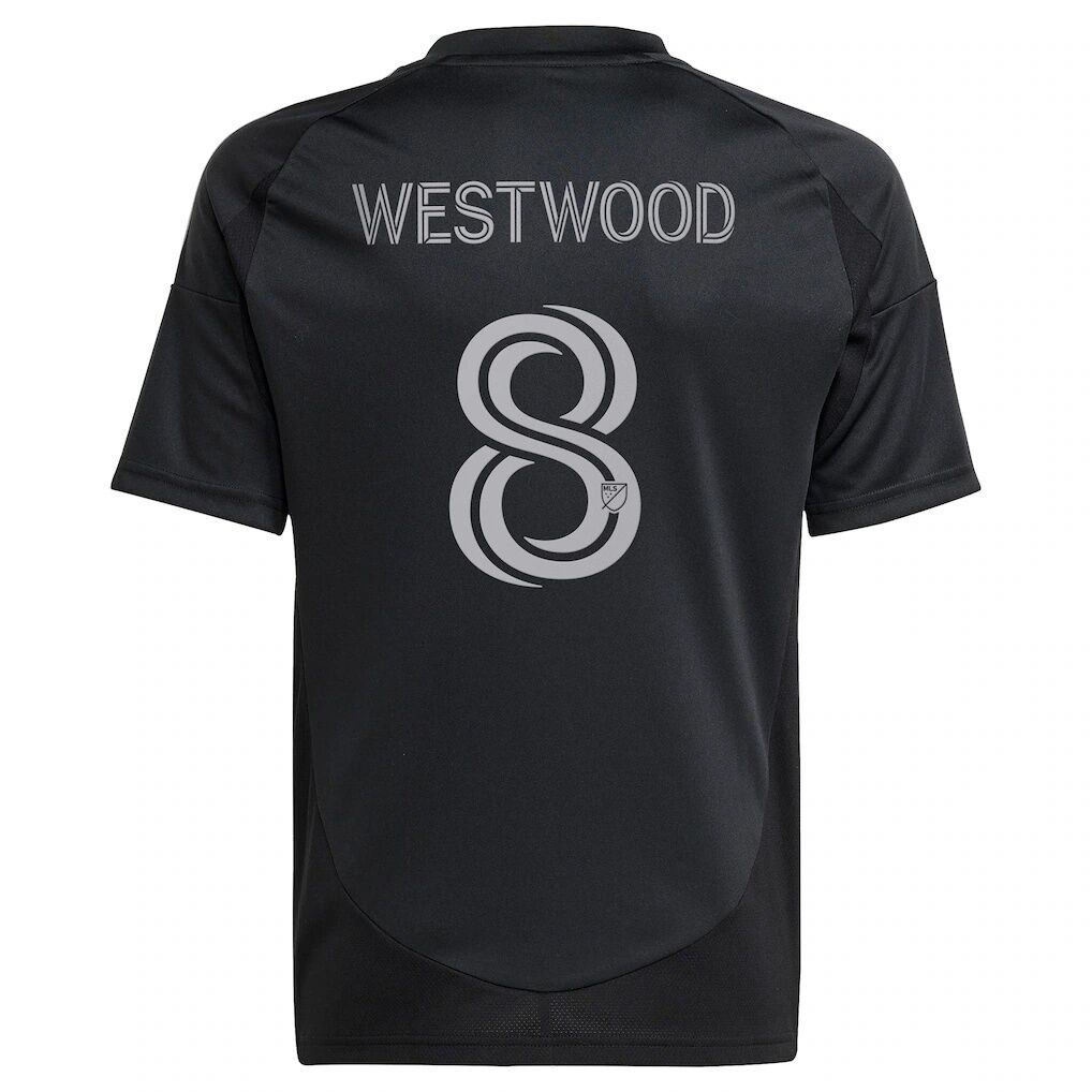 Ashley Westwood Charlotte FC adidas Youth 2025 Fortress Kit Replica Player Jersey