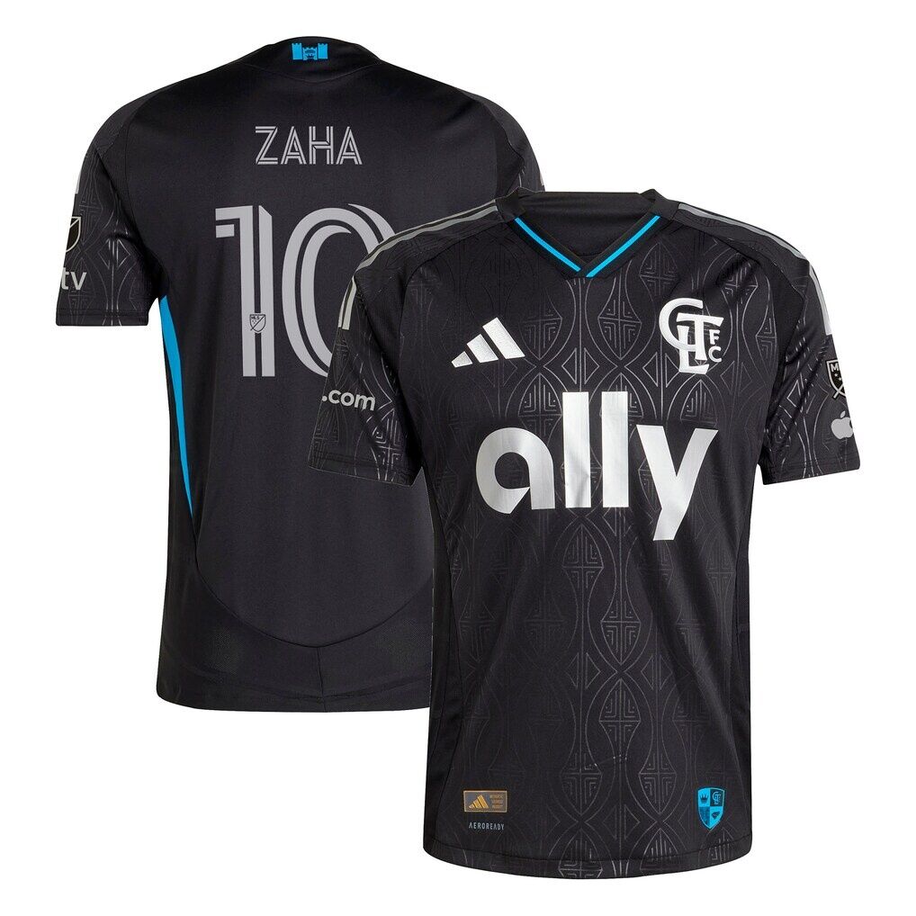 Wilfried Zaha Charlotte FC adidas 2025 Fortress Kit Authentic Player Jersey