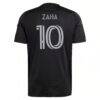 Wilfried Zaha Charlotte FC adidas 2025 Fortress Kit Replica Player Jersey - Black - Detail View