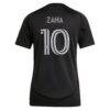 Wilfried Zaha Charlotte FC adidas Women's 2025 Fortress Kit Replica Player Jersey - Black - Detail View