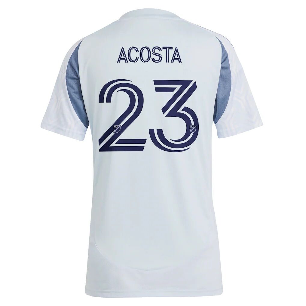 Kellyn Acosta Chicago Fire adidas Women's 2025 The Municipal Kit Replica Player Jersey - Light Blue