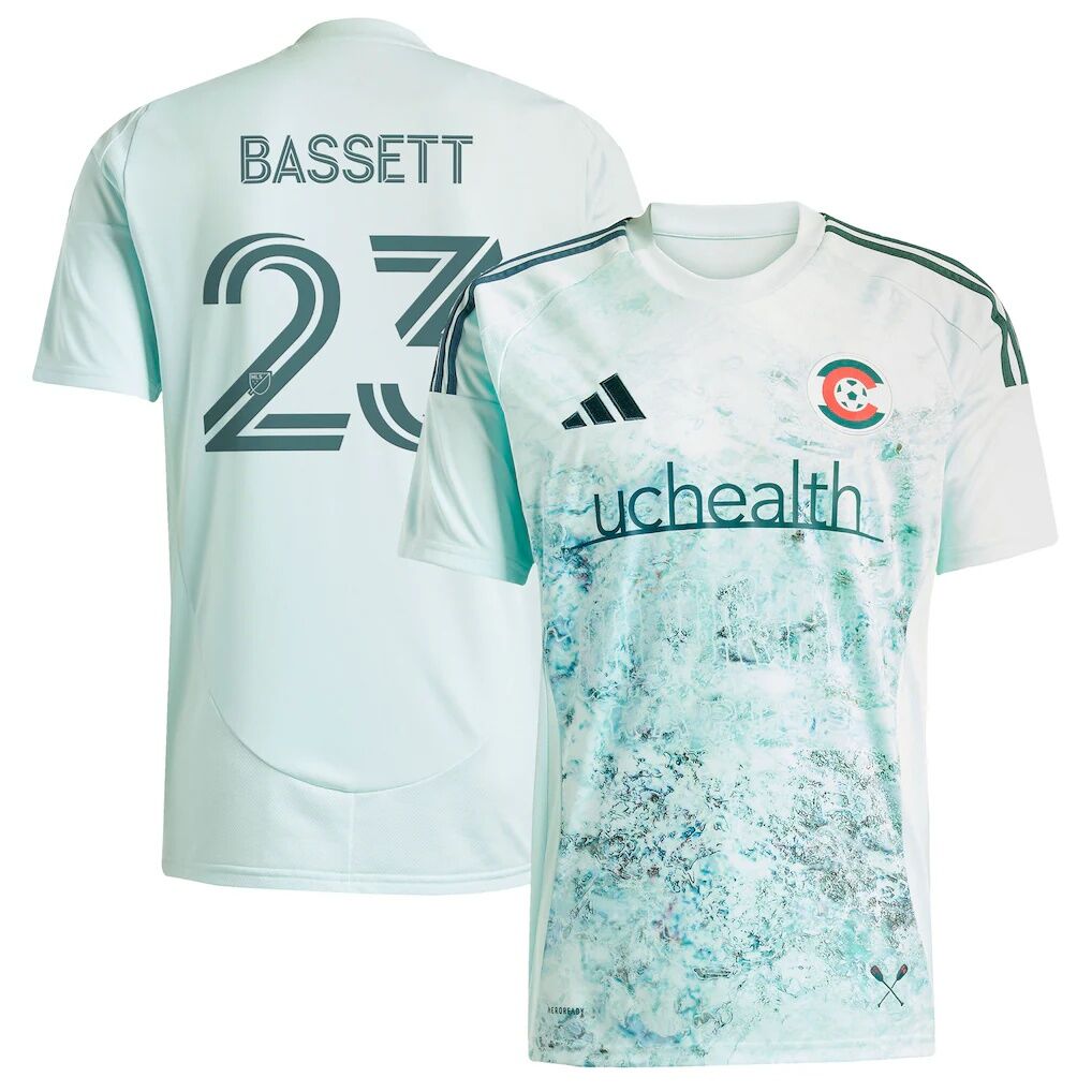 Cole Bassett Colorado Rapids adidas 2025 Headwaters Replica Player Jersey