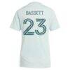 Cole Bassett Colorado Rapids adidas Women's 2025 Headwaters Replica Player Jersey - Green - Detail View