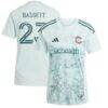 Cole Bassett Colorado Rapids adidas Women's 2025 Headwaters Replica Player Jersey - Green - Front View