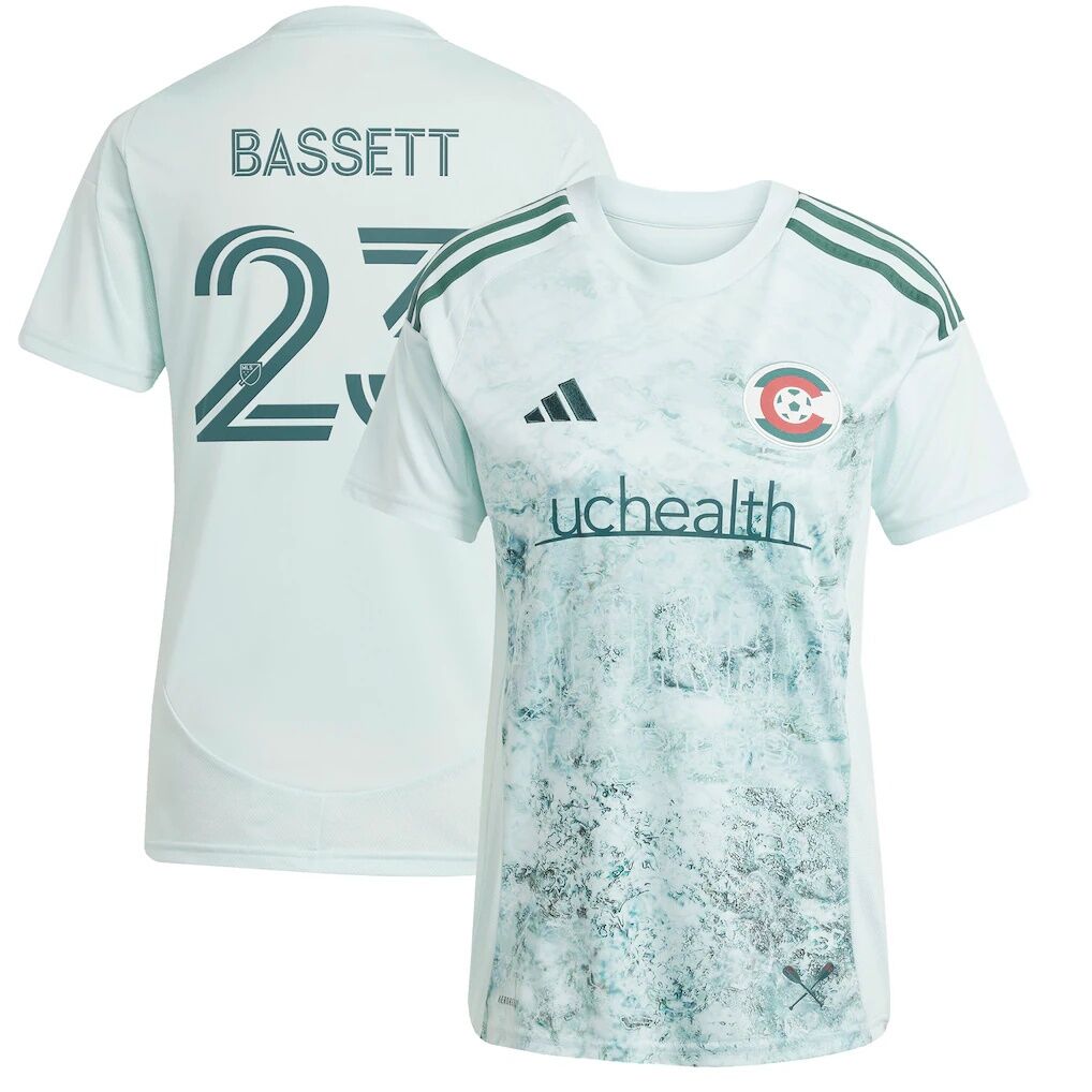 Cole Bassett Colorado Rapids adidas Women's 2025 Headwaters Replica Player Jersey