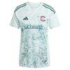 Cole Bassett Colorado Rapids adidas Women's 2025 Headwaters Replica Player Jersey - Green - Side View