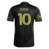 Diego Rossi Columbus Crew adidas 2025 The Goosebumps Kit Authentic Player Jersey - Black - Detail View