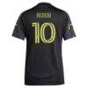 Diego Rossi Columbus Crew adidas Women's 2025 The Goosebumps Kit Replica Player Jersey - Black - Detail View