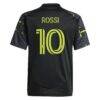 Diego Rossi Columbus Crew adidas Youth 2025 The Goosebumps Kit Replica Player Jersey - Black - Detail View