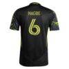 Darlington Nagbe Columbus Crew adidas 2025 The Goosebumps Kit Authentic Player Jersey - Black - Detail View