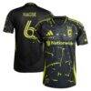 Darlington Nagbe Columbus Crew adidas 2025 The Goosebumps Kit Authentic Player Jersey - Black - Front View