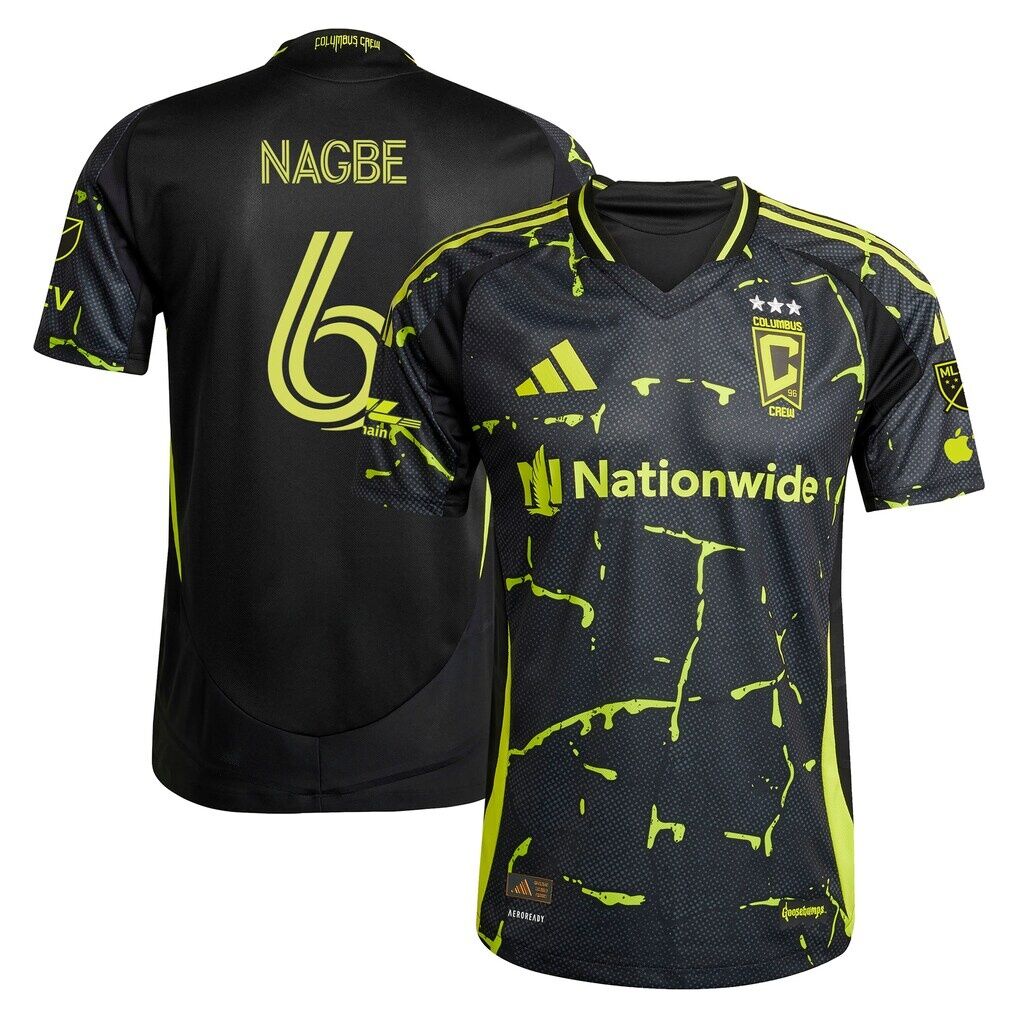 Darlington Nagbe Columbus Crew adidas 2025 The Goosebumps Kit Authentic Player Jersey