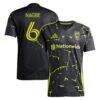 Darlington Nagbe Columbus Crew adidas 2025 The Goosebumps Kit Replica Player Jersey - Black - Front View