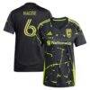 Darlington Nagbe Columbus Crew adidas Women's 2025 The Goosebumps Kit Replica Player Jersey - Black - Front View