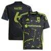 Darlington Nagbe Columbus Crew adidas Youth 2025 The Goosebumps Kit Replica Player Jersey - Black - Front View