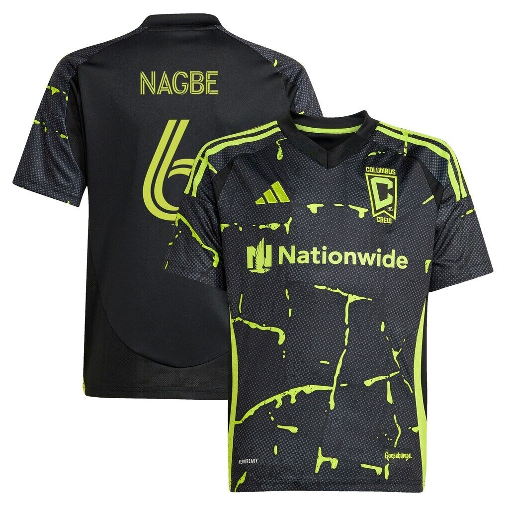 Darlington Nagbe Columbus Crew adidas Youth 2025 The Goosebumps Kit Replica Player Jersey