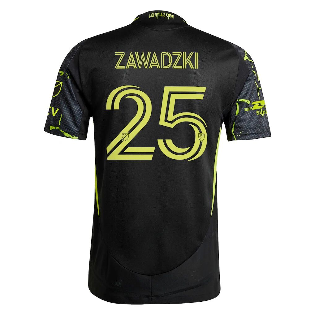 Sean Zawadzki Columbus Crew adidas 2025 The Goosebumps Kit Authentic Player Jersey