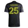 Sean Zawadzki Columbus Crew adidas 2025 The Goosebumps Kit Replica Player Jersey - Black - Detail View