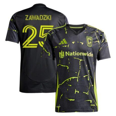 Sean Zawadzki Columbus Crew adidas 2025 The Goosebumps Kit Replica Player Jersey - Black - Front View