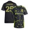 Sean Zawadzki Columbus Crew adidas Women's 2025 The Goosebumps Kit Replica Player Jersey - Black - Front View