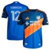 Miles Robinson FC Cincinnati adidas 2025 Orange and Blue Legacy Kit Authentic Player Jersey - Blue - Front View