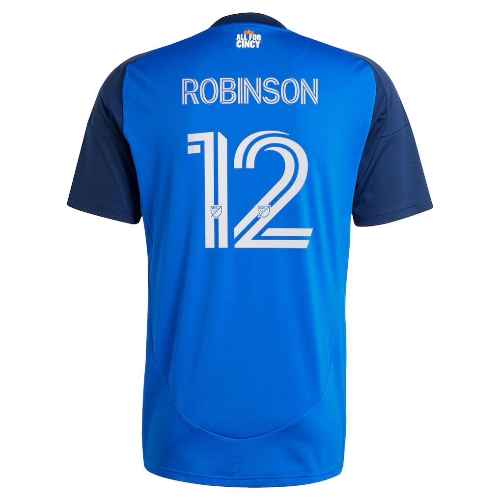 Miles Robinson FC Cincinnati adidas 2025 Orange and Blue Legacy Kit Replica Player Jersey