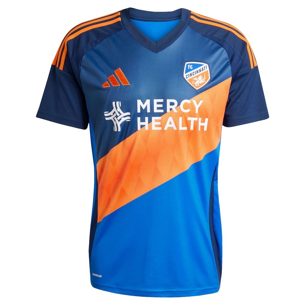 Miles Robinson FC Cincinnati adidas 2025 Orange and Blue Legacy Kit Replica Player Jersey