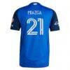 Matt Miazga FC Cincinnati adidas 2025 Orange and Blue Legacy Kit Authentic Player Jersey - Blue - Detail View
