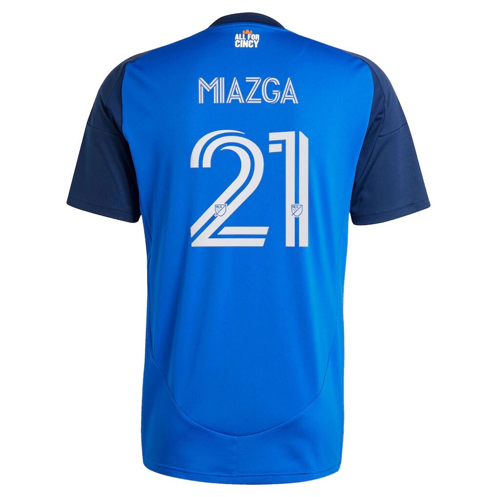 Matt Miazga FC Cincinnati adidas 2025 Orange and Blue Legacy Kit Replica Player Jersey