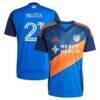 Matt Miazga FC Cincinnati adidas 2025 Orange and Blue Legacy Kit Replica Player Jersey - Blue - Front View