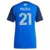 Matt Miazga FC Cincinnati adidas Women's 2025 Orange and Blue Legacy Kit Replica Player Jersey - Blue - Detail View