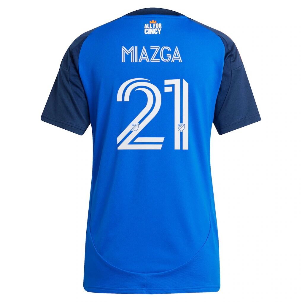 Matt Miazga FC Cincinnati adidas Women's 2025 Orange and Blue Legacy Kit Replica Player Jersey
