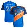 Luca Orellano FC Cincinnati adidas 2025 Orange and Blue Legacy Kit Replica Player Jersey - Blue - Front View