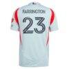 Logan Farrington FC Dallas adidas 2025 The Inferno Kit Authentic Player Jersey - - Detail View